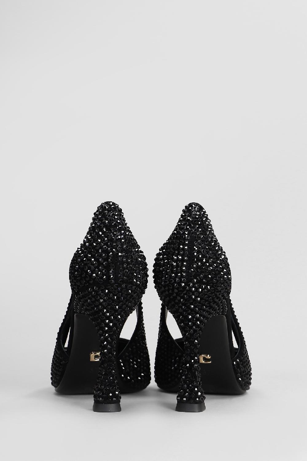 Deliberti Lola Cruz Decollete Bethany Pumps 95 In Camoscio Nero Cod. 407396 - Deliberti The Luxury Shopping