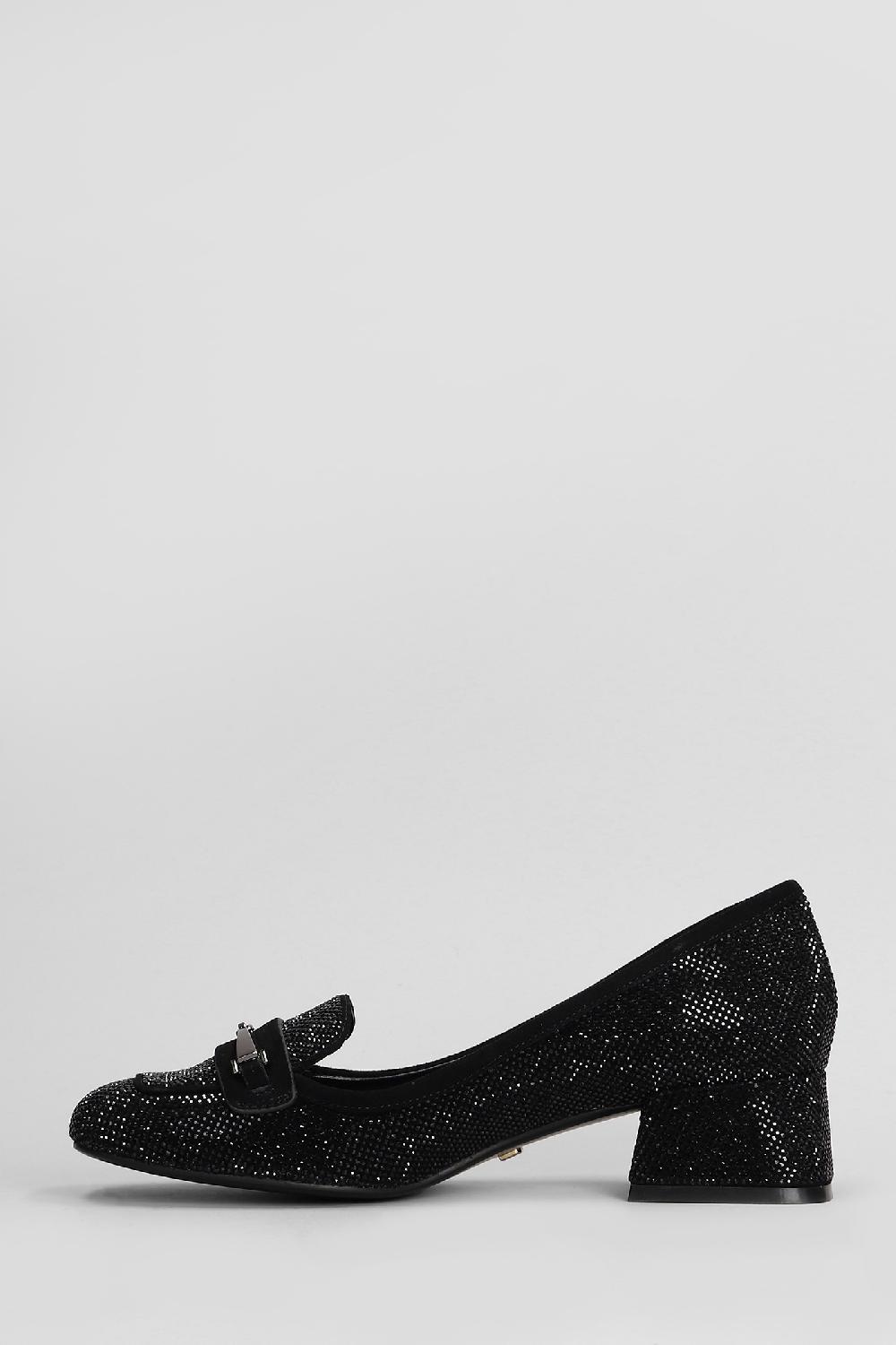 Deliberti Lola Cruz Decollete Clover Pump 40 In Camoscio Nero Cod. 408221 - Deliberti The Luxury Shopping