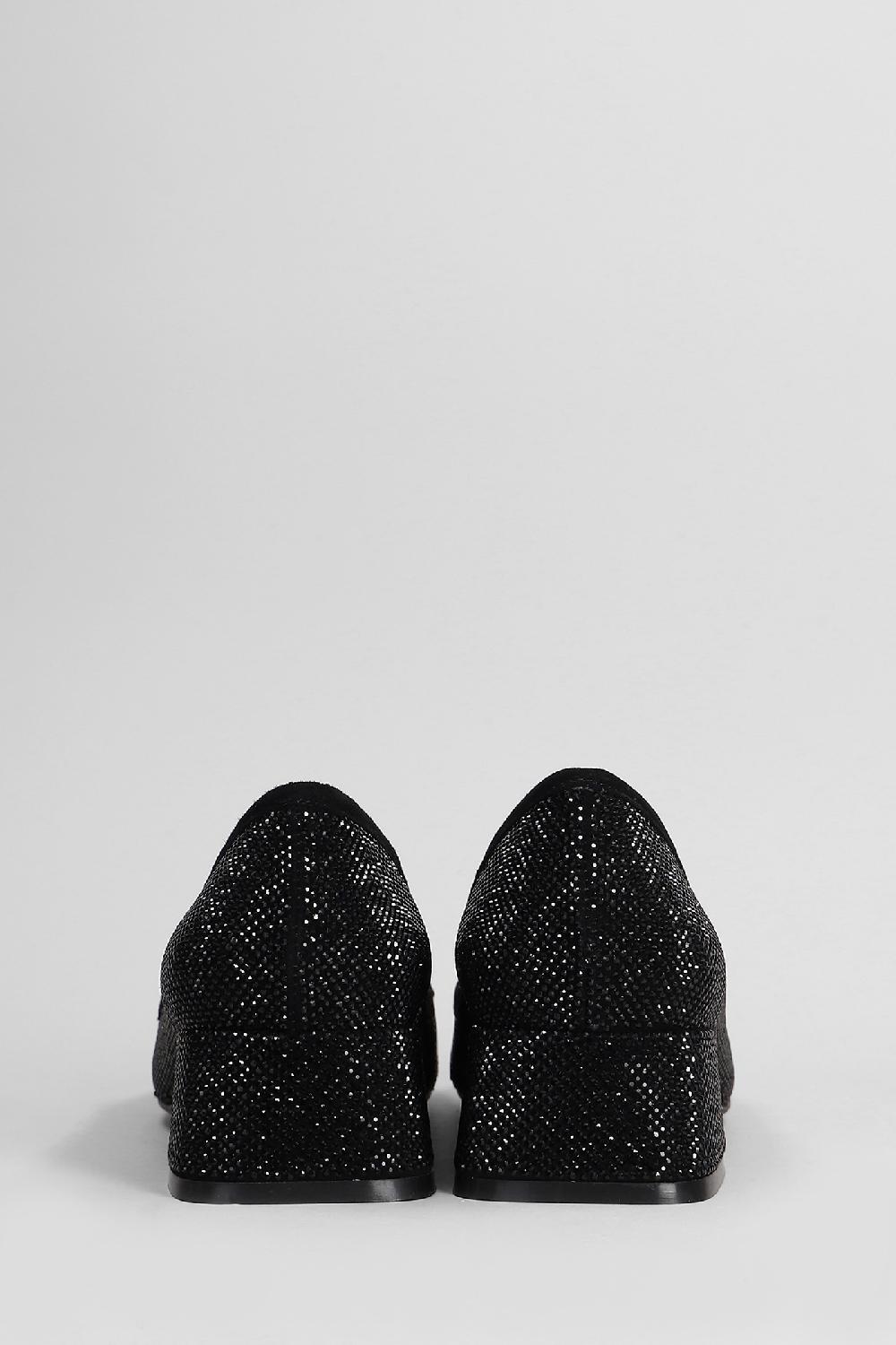 Deliberti Lola Cruz Decollete Clover Pump 40 In Camoscio Nero Cod. 408221 - Deliberti The Luxury Shopping