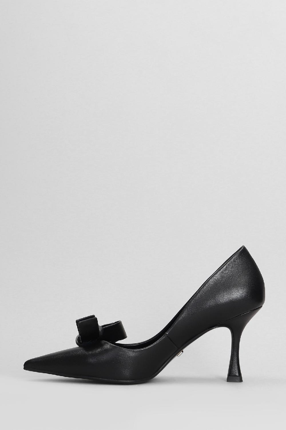 Deliberti Lola Cruz Decollete Cynthia Pump 80 In Pelle Nera Cod. 405445 - Deliberti The Luxury Shopping