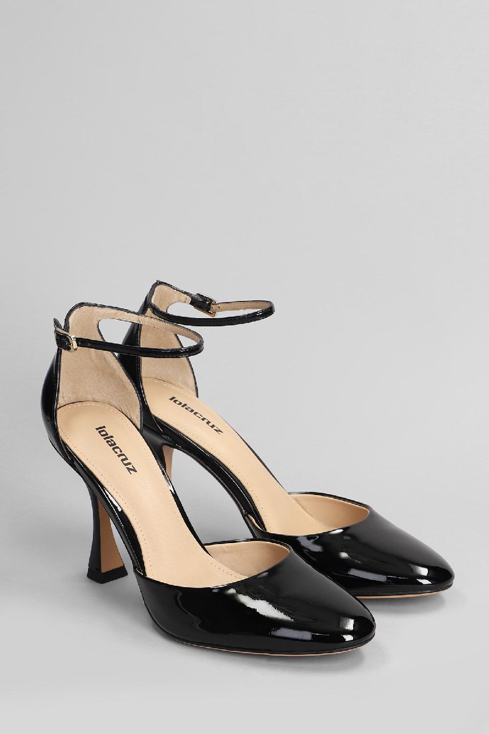 Deliberti Lola Cruz Decollete Dury Pumps 95 In Vernice Nera Cod. 406005 - Deliberti The Luxury Shopping