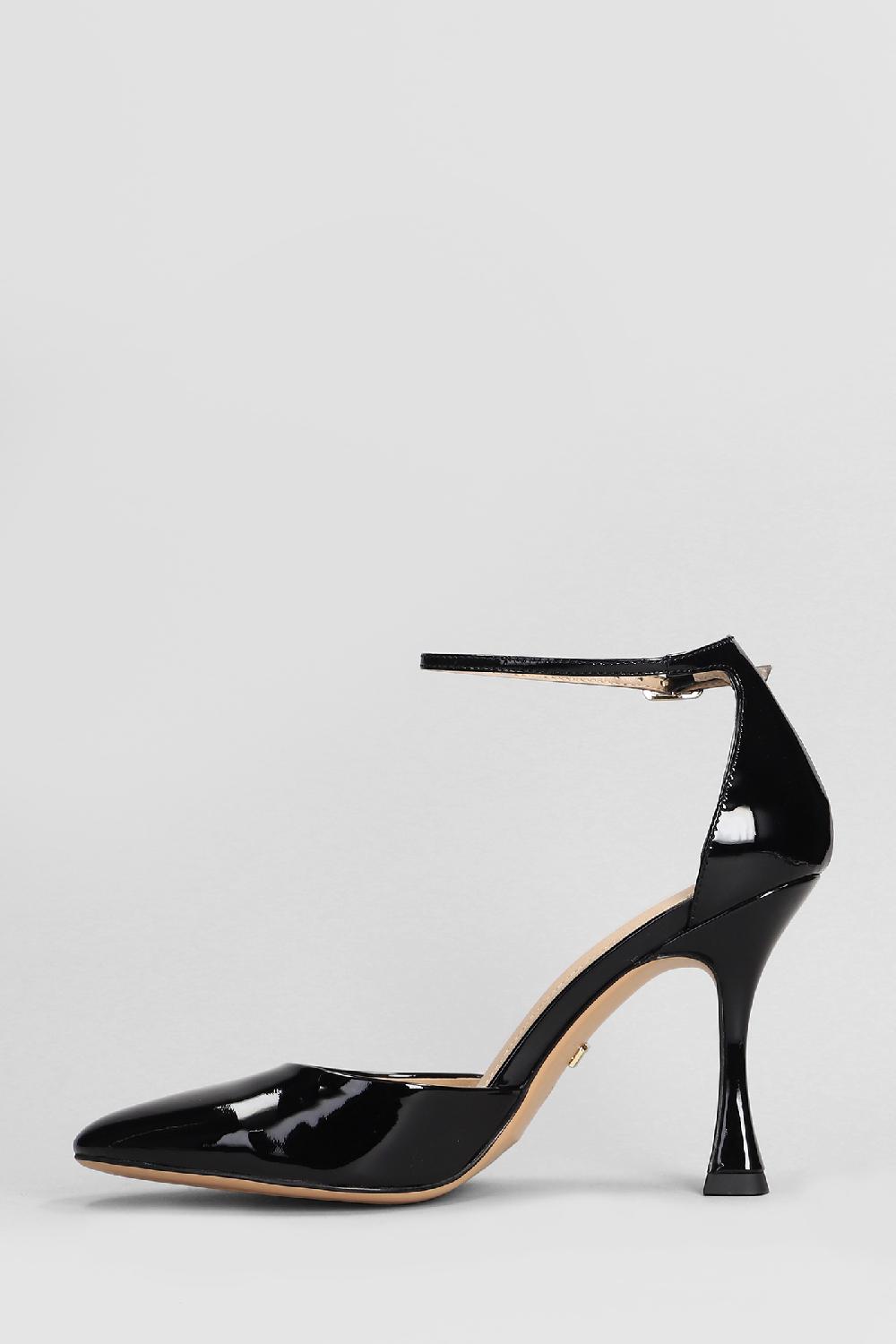 Deliberti Lola Cruz Decollete Dury Pumps 95 In Vernice Nera Cod. 406005 - Deliberti The Luxury Shopping