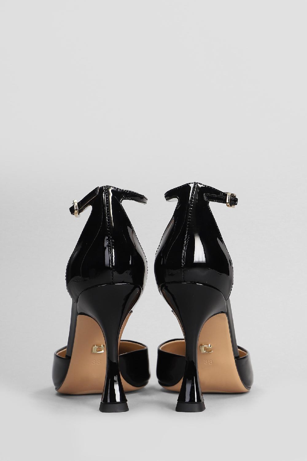Deliberti Lola Cruz Decollete Dury Pumps 95 In Vernice Nera Cod. 406005 - Deliberti The Luxury Shopping