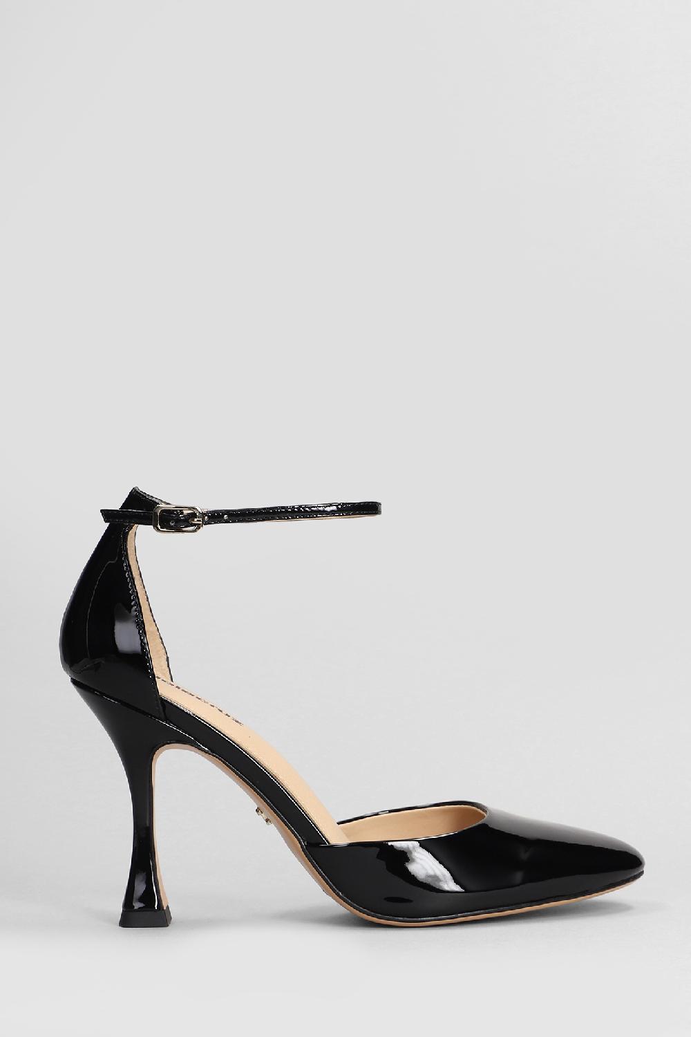 Deliberti Lola Cruz Decollete dury pumps 95 in vernice nera cod. 406005 - Deliberti The Luxury Shopping