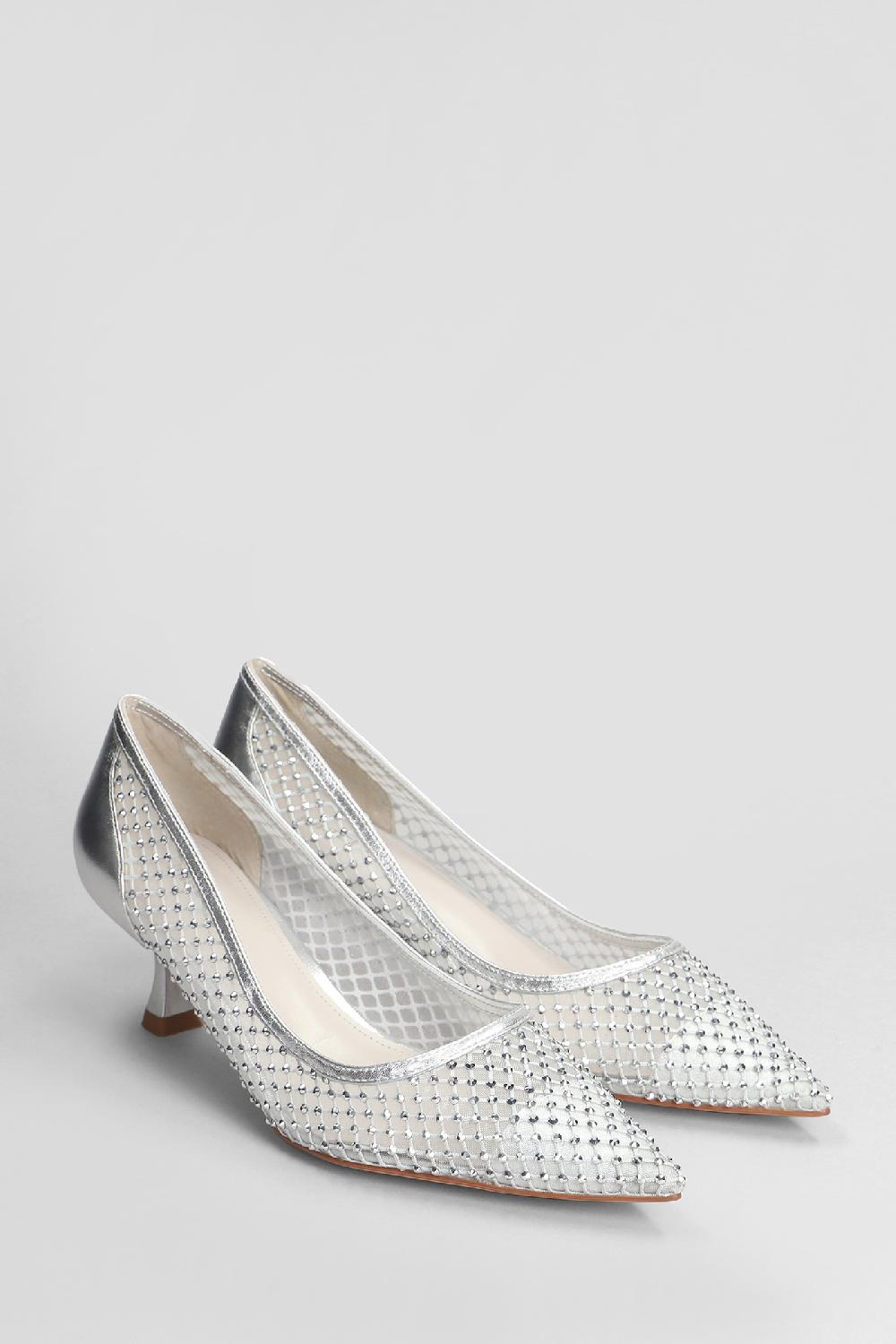 Deliberti Lola Cruz Decollete Gilda Pump 55 In Pelle Argento Cod. 407287 - Deliberti The Luxury Shopping