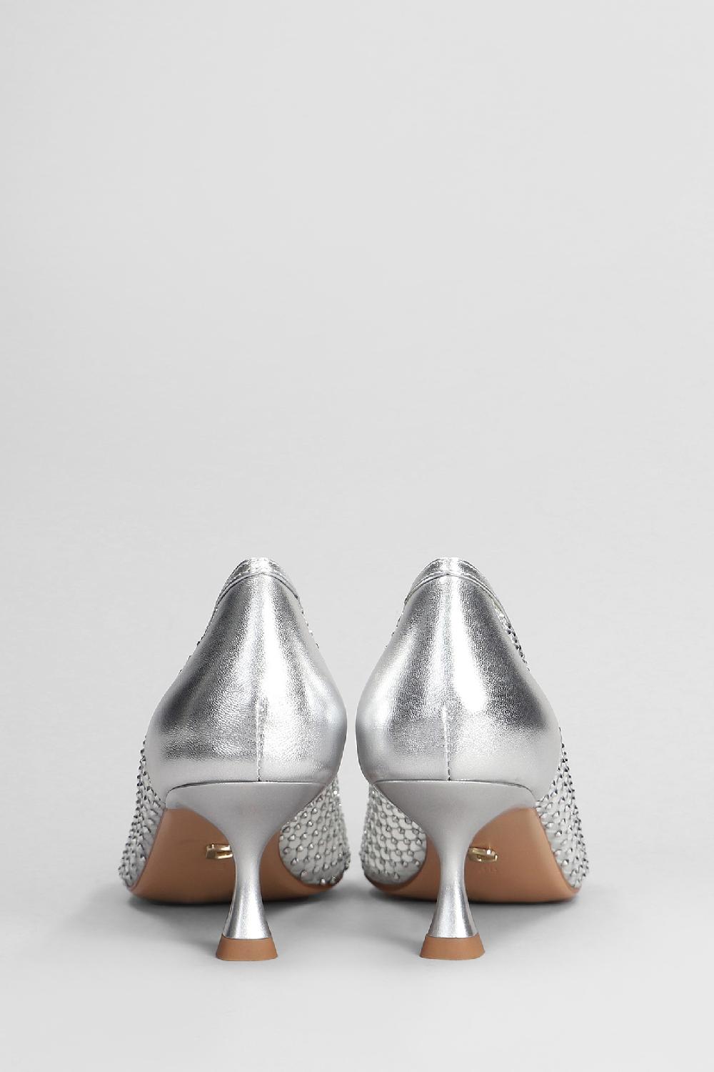 Deliberti Lola Cruz Decollete Gilda Pump 55 In Pelle Argento Cod. 407287 - Deliberti The Luxury Shopping