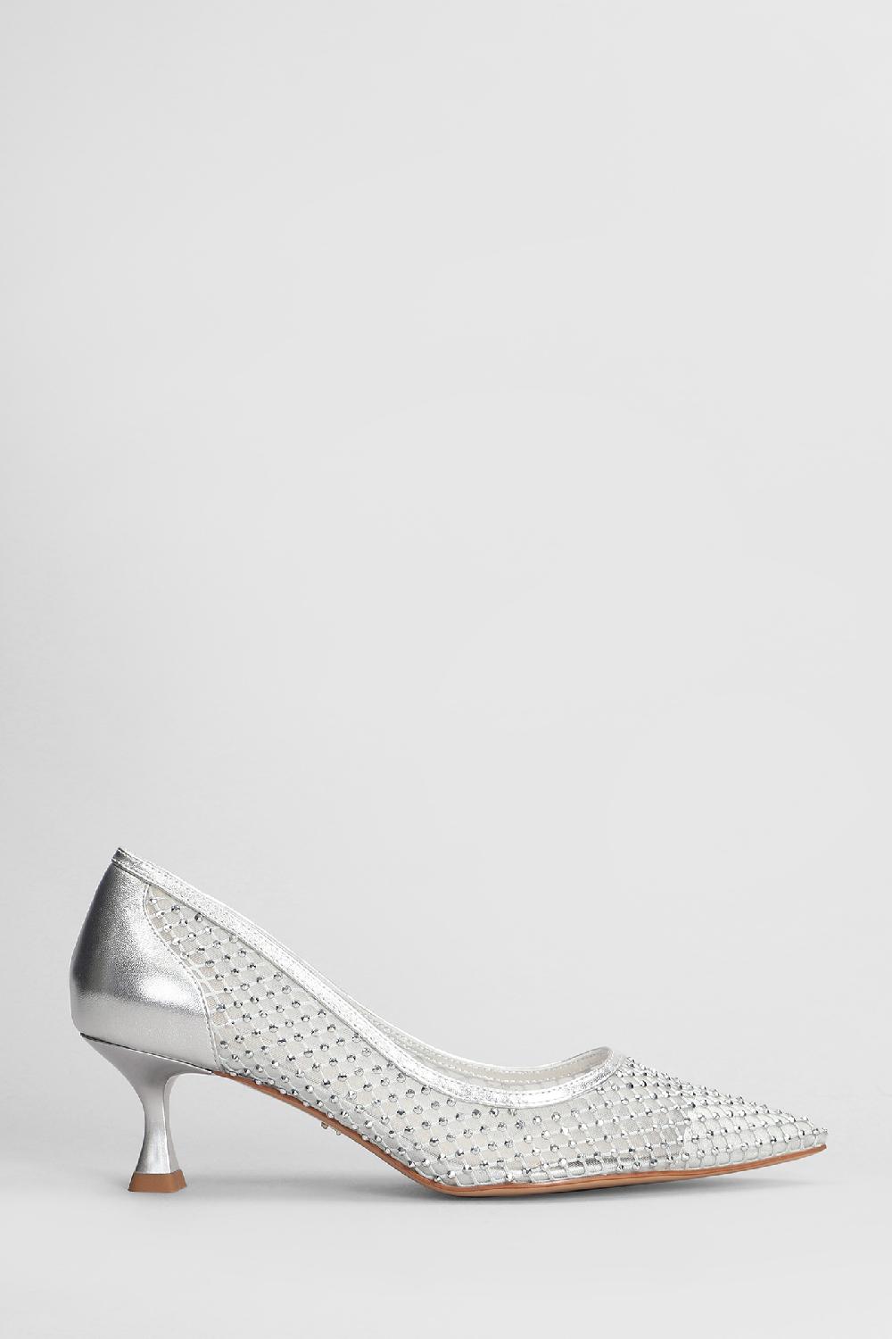 Deliberti Lola Cruz Decollete gilda pump 55 in pelle argento cod. 407287 - Deliberti The Luxury Shopping