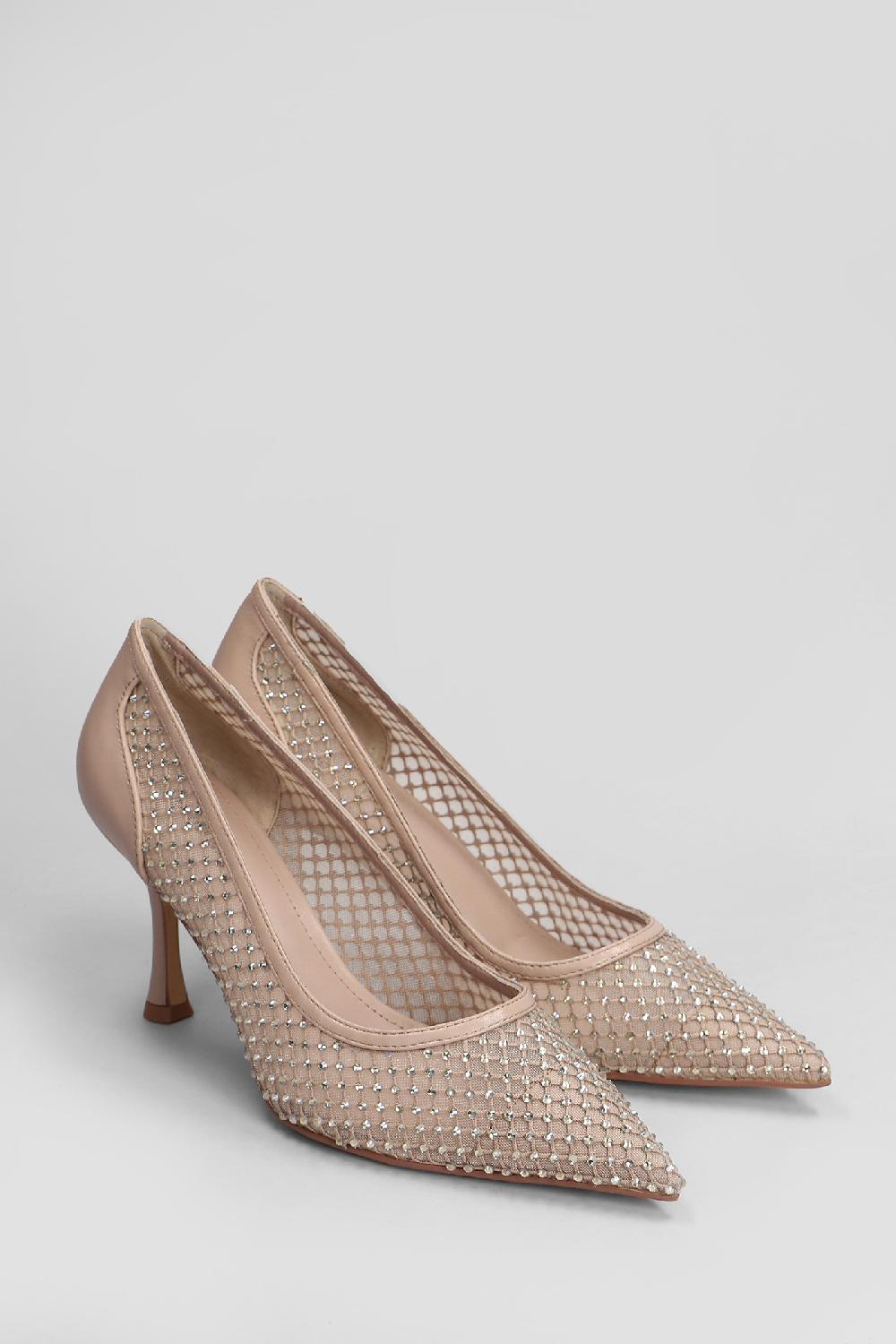 Deliberti Lola Cruz Decollete Gilda Pump 80 In Pelle Cipria Cod. 407393 - Deliberti The Luxury Shopping