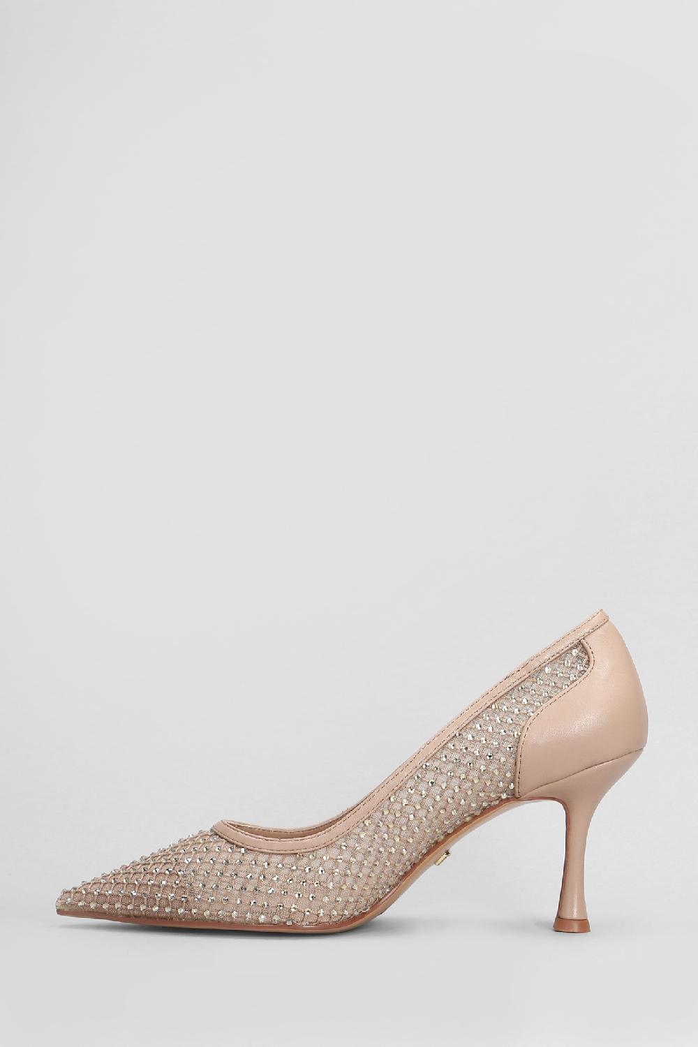 Deliberti Lola Cruz Decollete Gilda Pump 80 In Pelle Cipria Cod. 407393 - Deliberti The Luxury Shopping