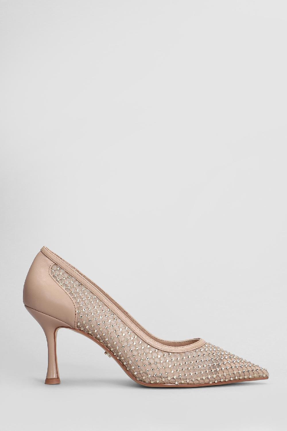 Deliberti Lola Cruz Decollete gilda pump 80 in pelle cipria cod. 407393 - Deliberti The Luxury Shopping