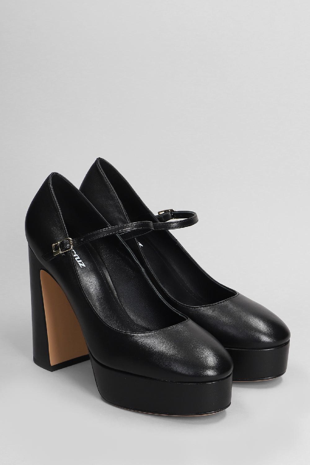 Deliberti Lola Cruz Decollete Moven 130 In Pelle Nera Cod. 408220 - Deliberti The Luxury Shopping