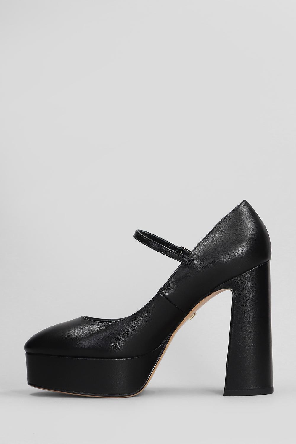 Deliberti Lola Cruz Decollete Moven 130 In Pelle Nera Cod. 408220 - Deliberti The Luxury Shopping