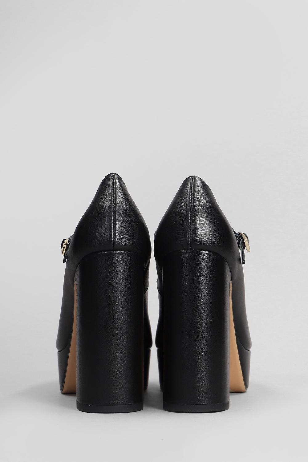 Deliberti Lola Cruz Decollete Moven 130 In Pelle Nera Cod. 408220 - Deliberti The Luxury Shopping