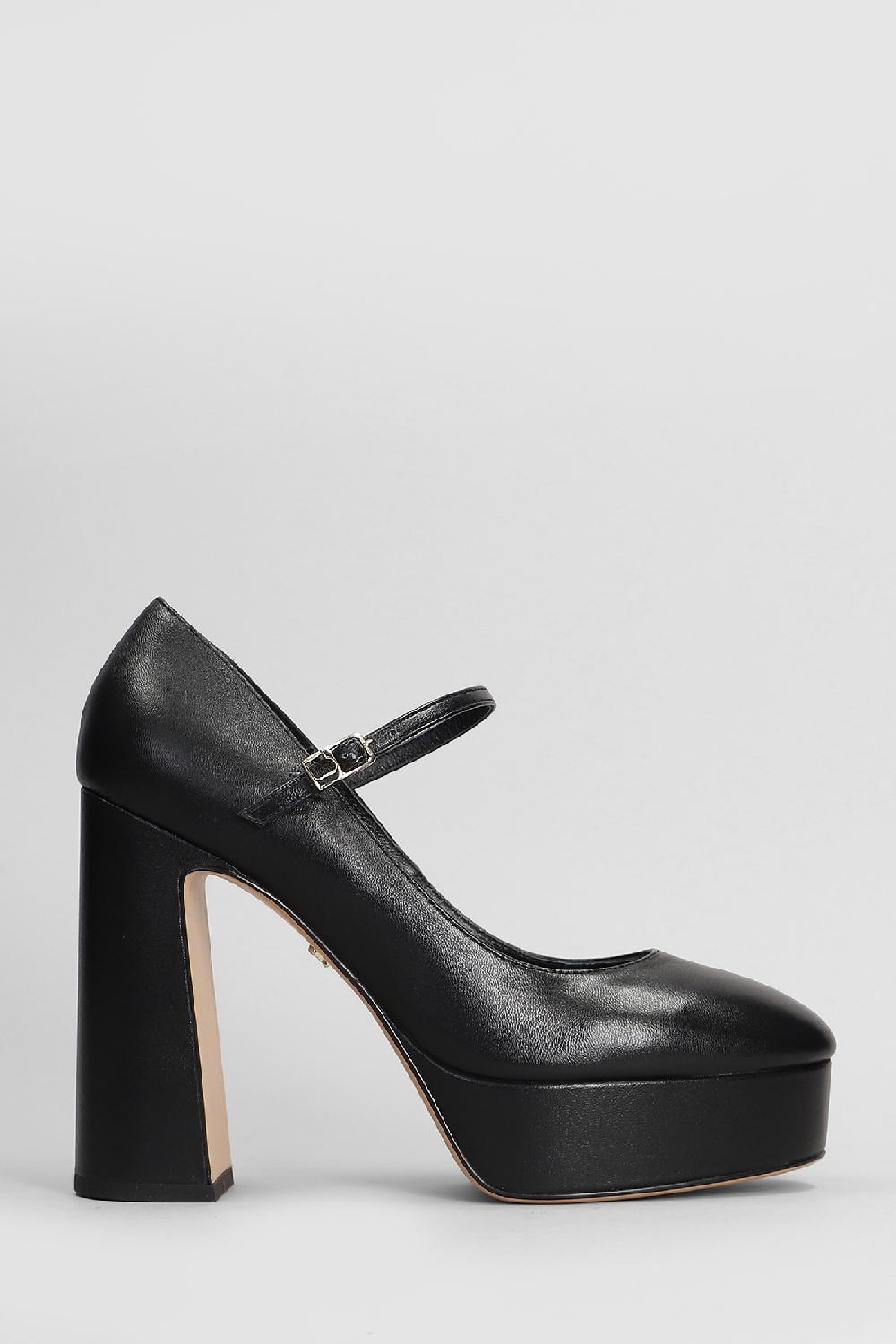 Deliberti Lola Cruz Decollete moven 130 in pelle nera cod. 408220 - Deliberti The Luxury Shopping