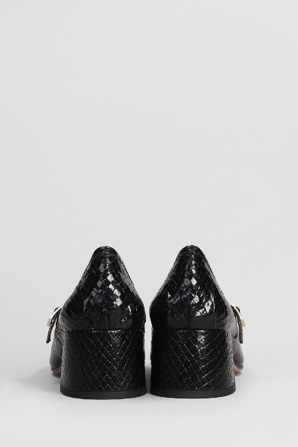 Deliberti Lola Cruz Decollete Rima Pumps 50 In Pelle Nera Cod. 407285 - Deliberti The Luxury Shopping