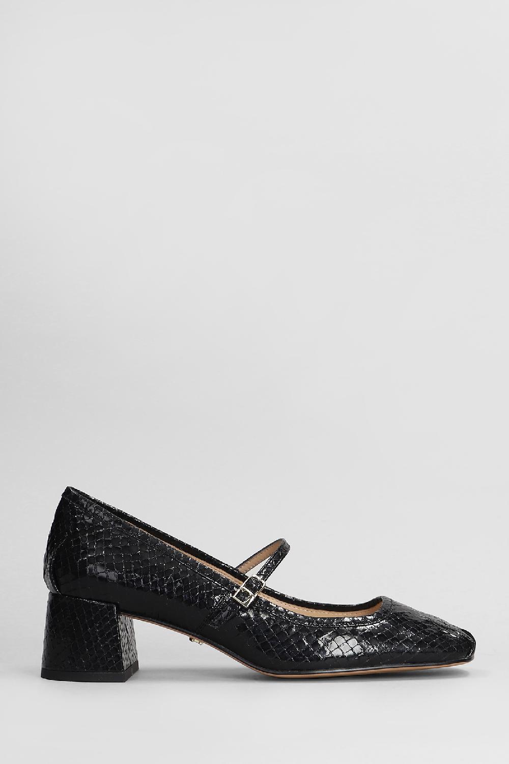 Deliberti Lola Cruz Decollete rima pumps 50 in pelle nera cod. 407285 - Deliberti The Luxury Shopping