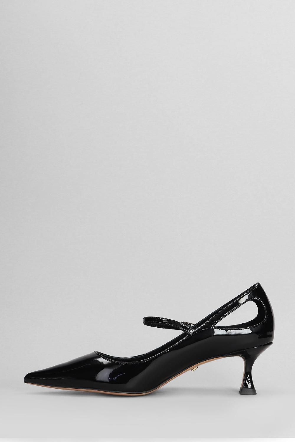 Deliberti Lola Cruz Decollete Tina Pumps In Vernice Nera Cod. 405337 - Deliberti The Luxury Shopping