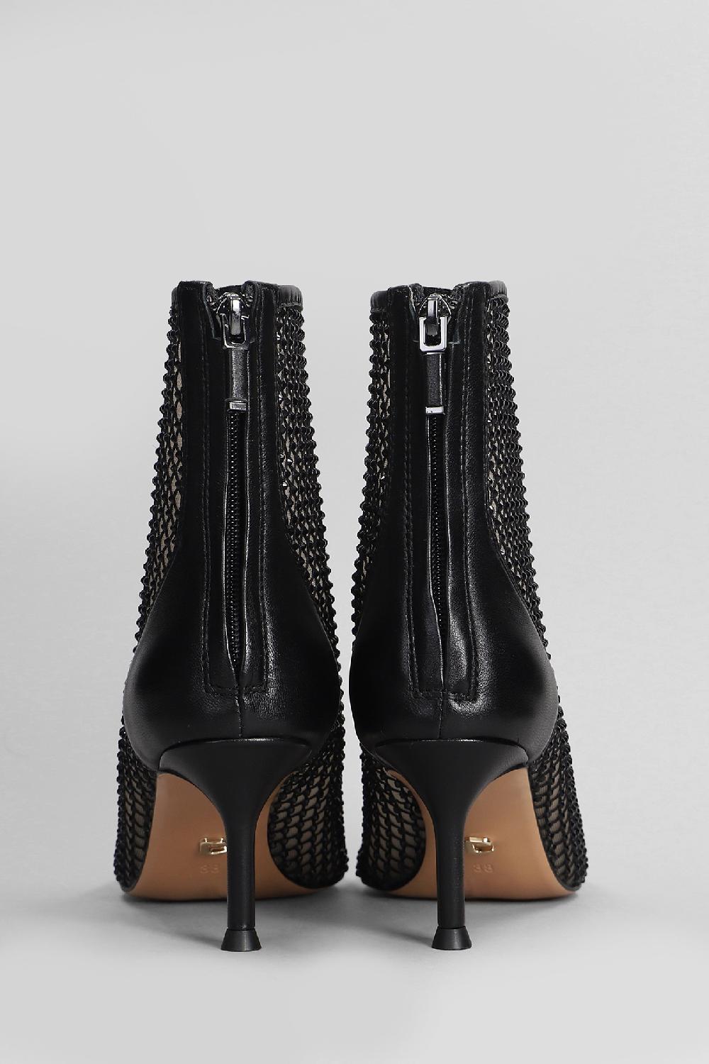 Deliberti Lola Cruz Tronchetti Tacco Alto Gilda Boots 65 In Pelle Nera Cod. 406006 - Deliberti The Luxury Shopping