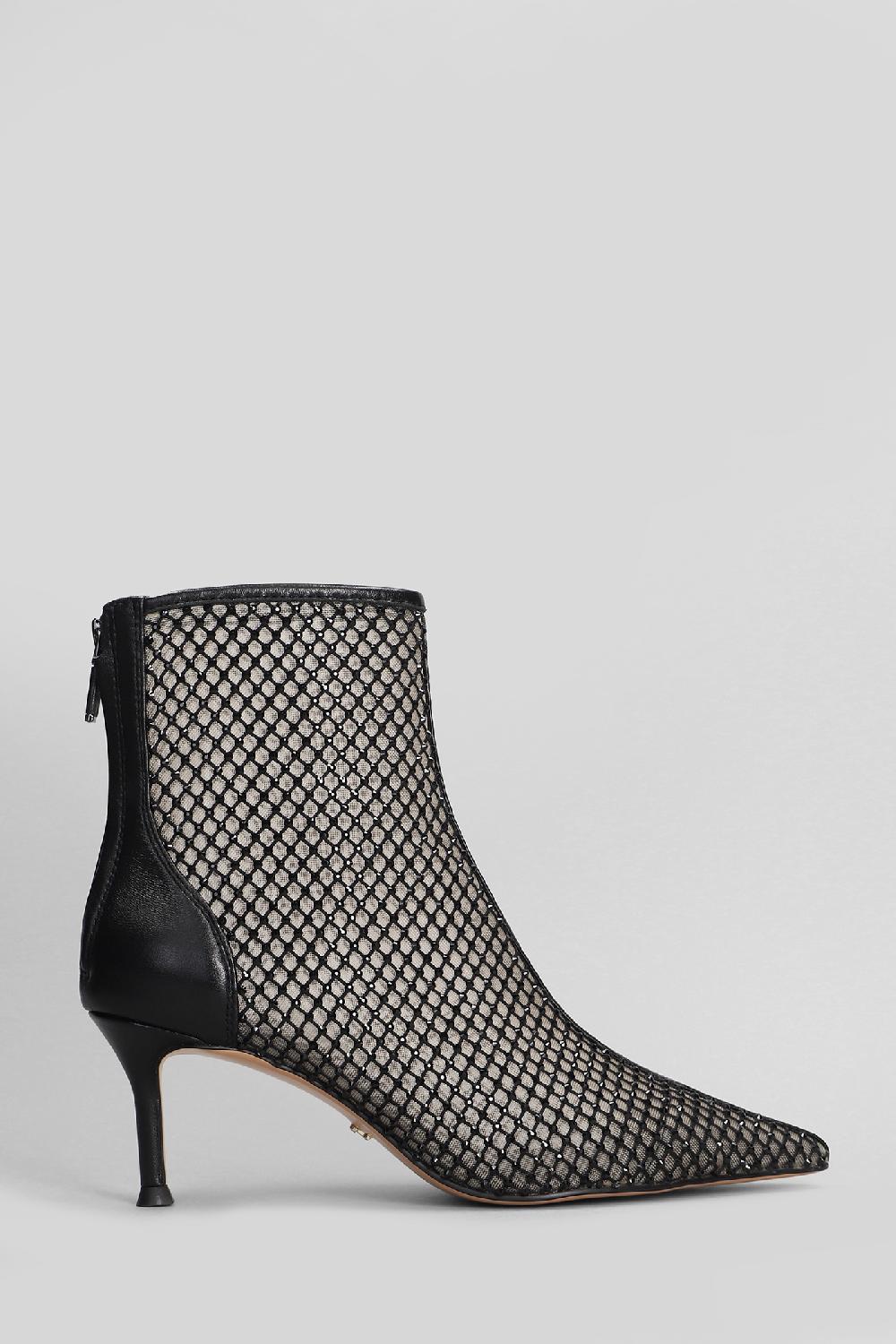 Deliberti Lola Cruz Tronchetti tacco alto gilda boots 65 in pelle nera cod. 406006 - Deliberti The Luxury Shopping