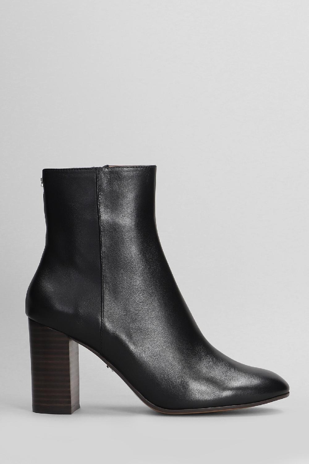 Deliberti Lola Cruz Tronchetti tacco alto manon in pelle nera cod. 404568 - Deliberti The Luxury Shopping