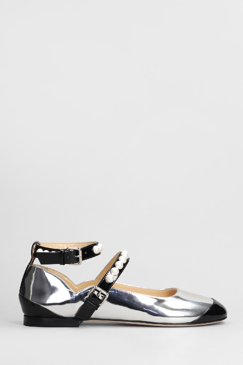 Deliberti Mach & Mach Ballerine in pelle argento cod. 406701 - Deliberti The Luxury Shopping