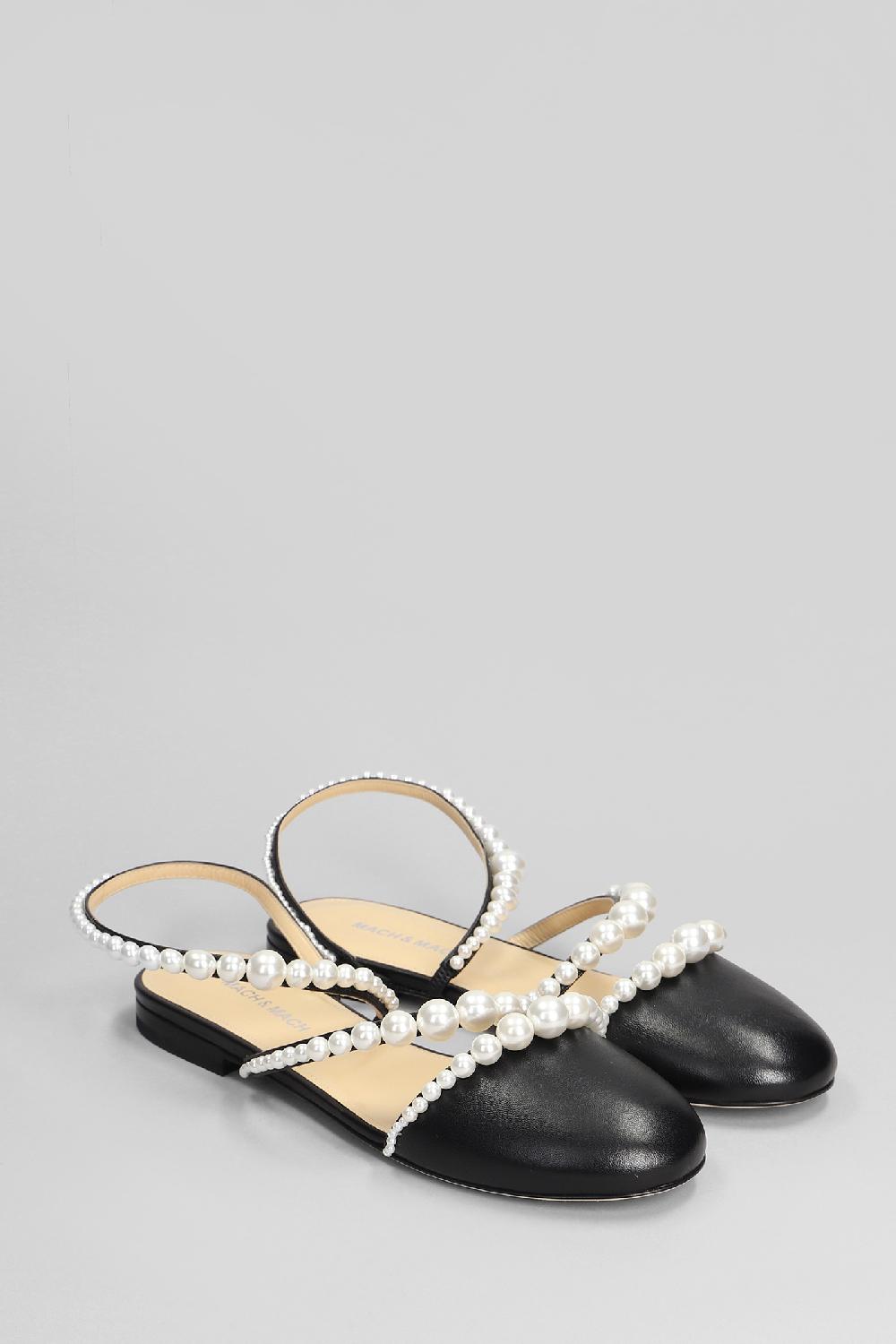 Deliberti Mach & Mach Ballerine In Pelle Nera Cod. 401823 - Deliberti The Luxury Shopping