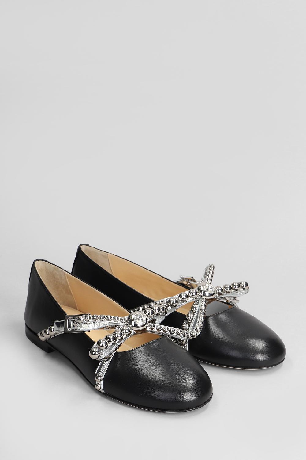 Deliberti Mach & Mach Ballerine In Pelle Nera Cod. 406704 - Deliberti The Luxury Shopping