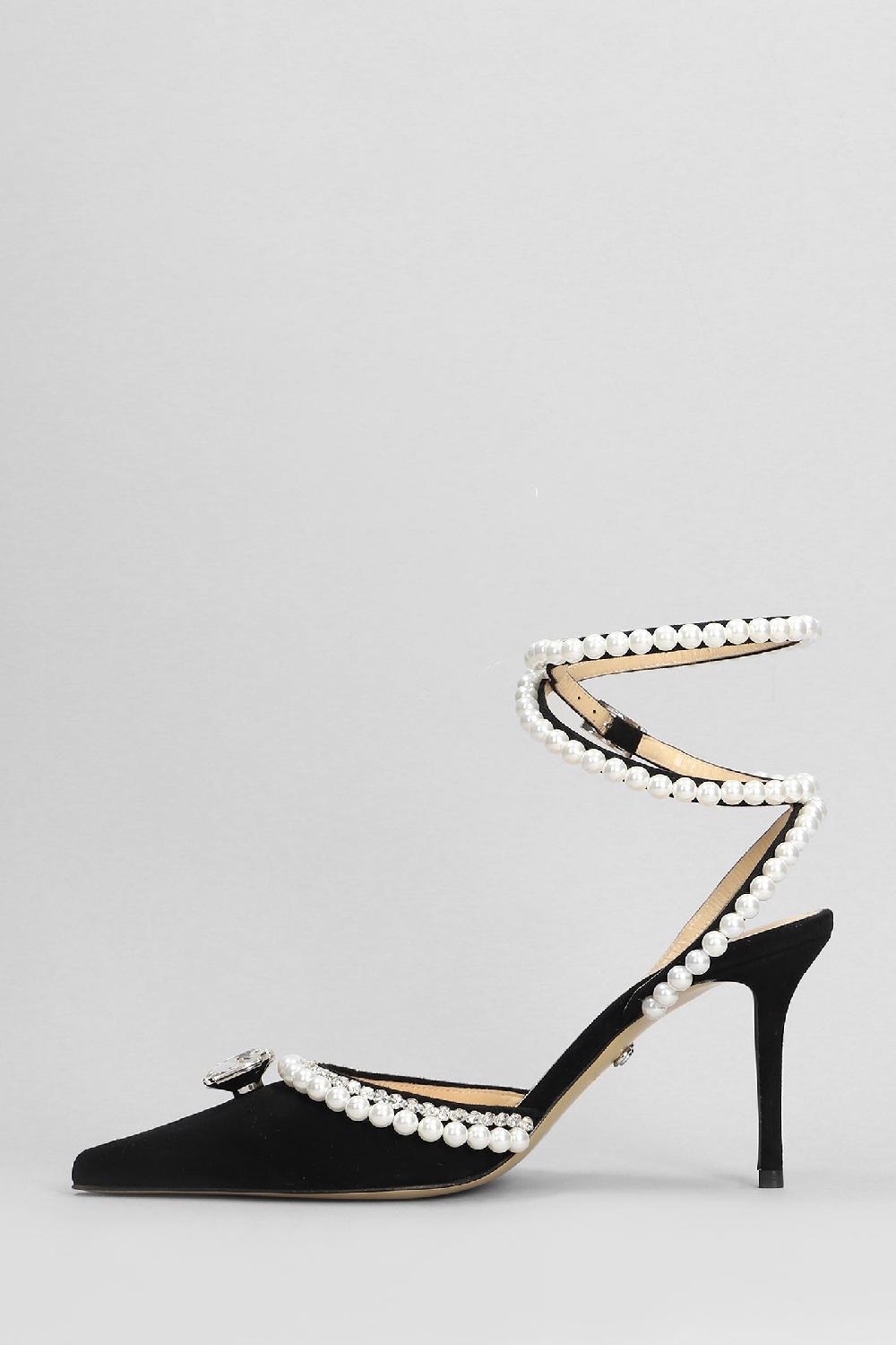 Deliberti Mach & Mach Decollete In Camoscio Nero Cod. 401824 - Deliberti The Luxury Shopping