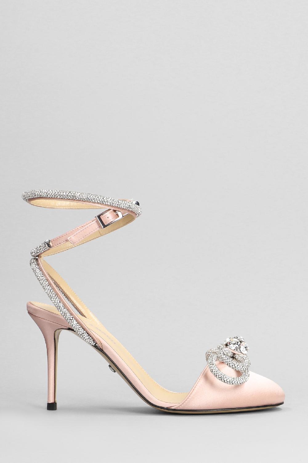 Deliberti Mach & Mach Decollete in raso rosa cod. 401825 - Deliberti The Luxury Shopping