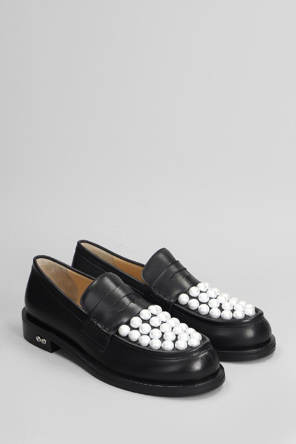 Deliberti Mach & Mach Mocassini Sirene In Pelle Nera Cod. 404338 - Deliberti The Luxury Shopping