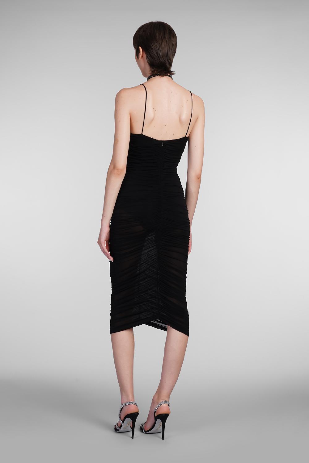 Deliberti Magda Butrym Abito In Cupro Nero Cod. 403009 - Deliberti The Luxury Shopping