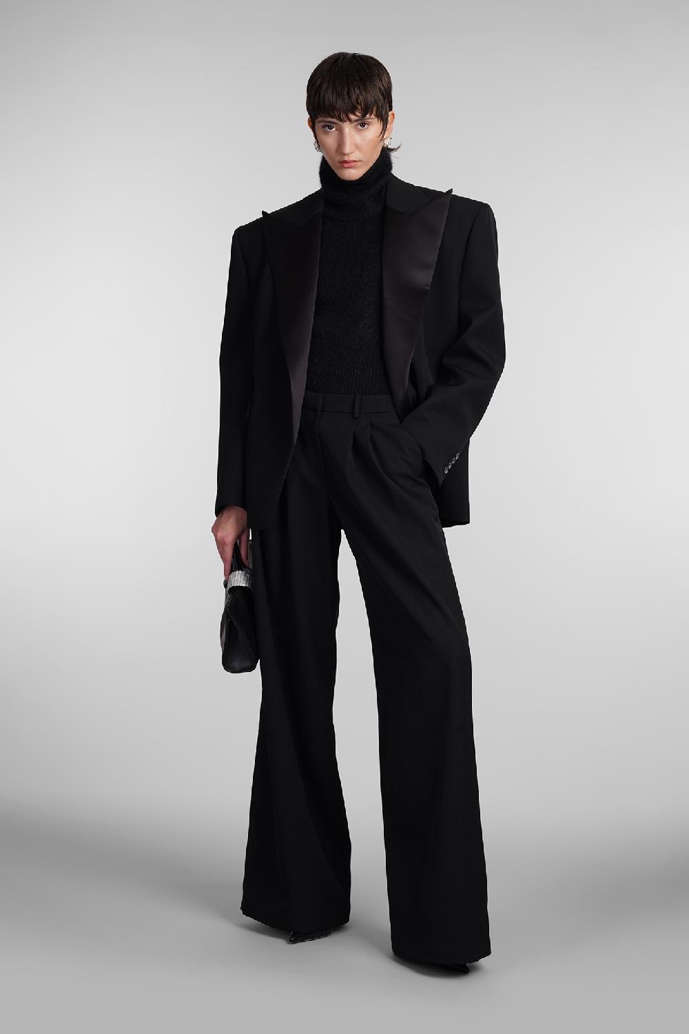 Deliberti Magda Butrym Blazer In Lana Nera Cod. 408061 - Deliberti The Luxury Shopping