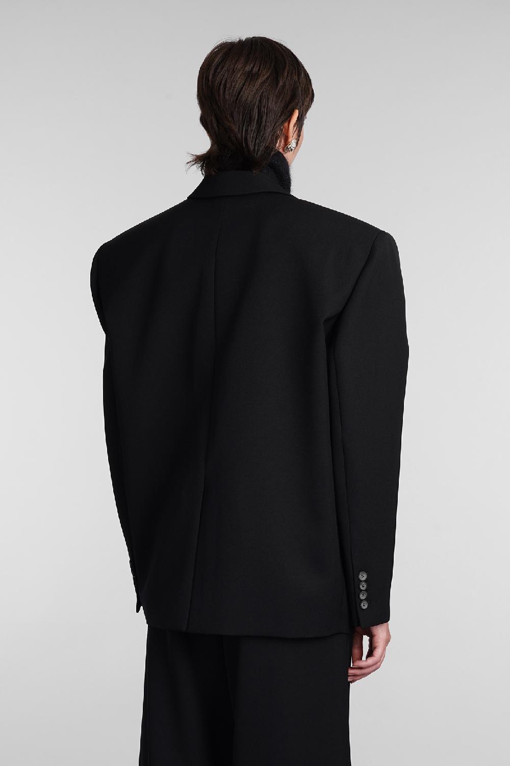 Deliberti Magda Butrym Blazer In Lana Nera Cod. 408061 - Deliberti The Luxury Shopping