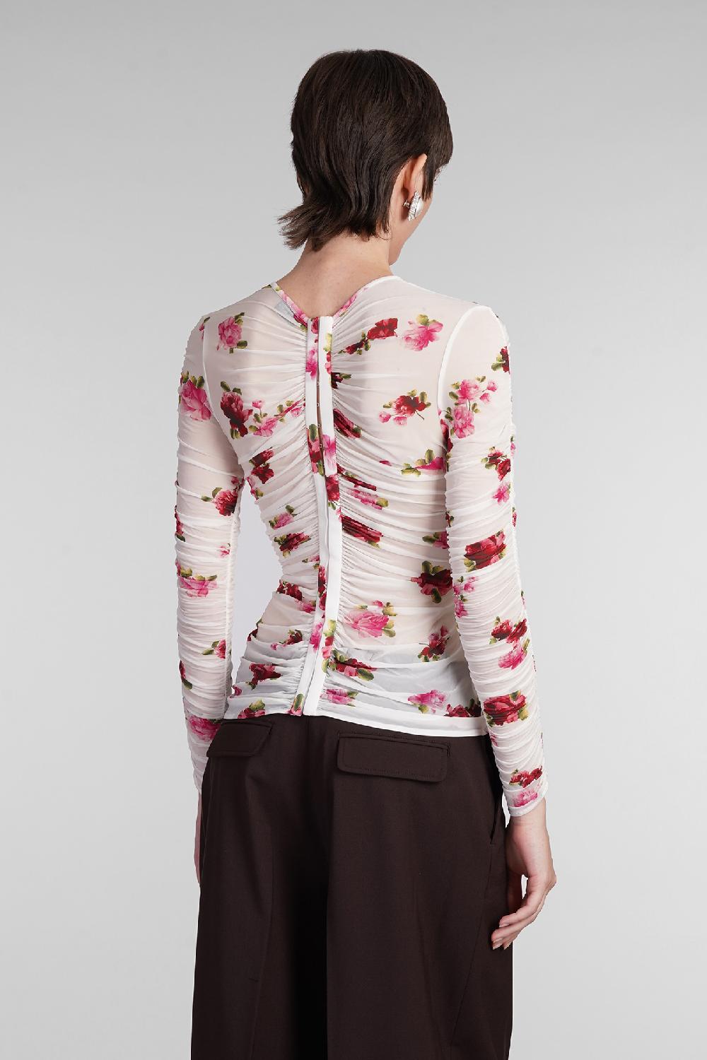 Deliberti Magda Butrym Blusa In Cupro Beige Cod. 403695 - Deliberti The Luxury Shopping