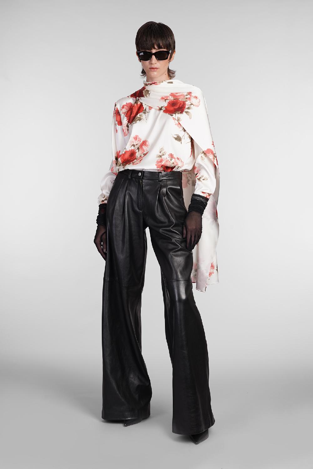 Deliberti Magda Butrym Blusa In Seta Beige Cod. 406566 - Deliberti The Luxury Shopping