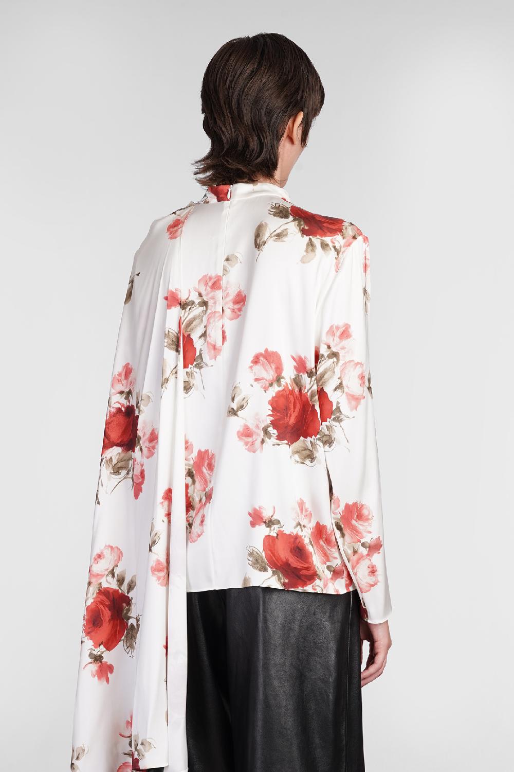 Deliberti Magda Butrym Blusa In Seta Beige Cod. 406566 - Deliberti The Luxury Shopping