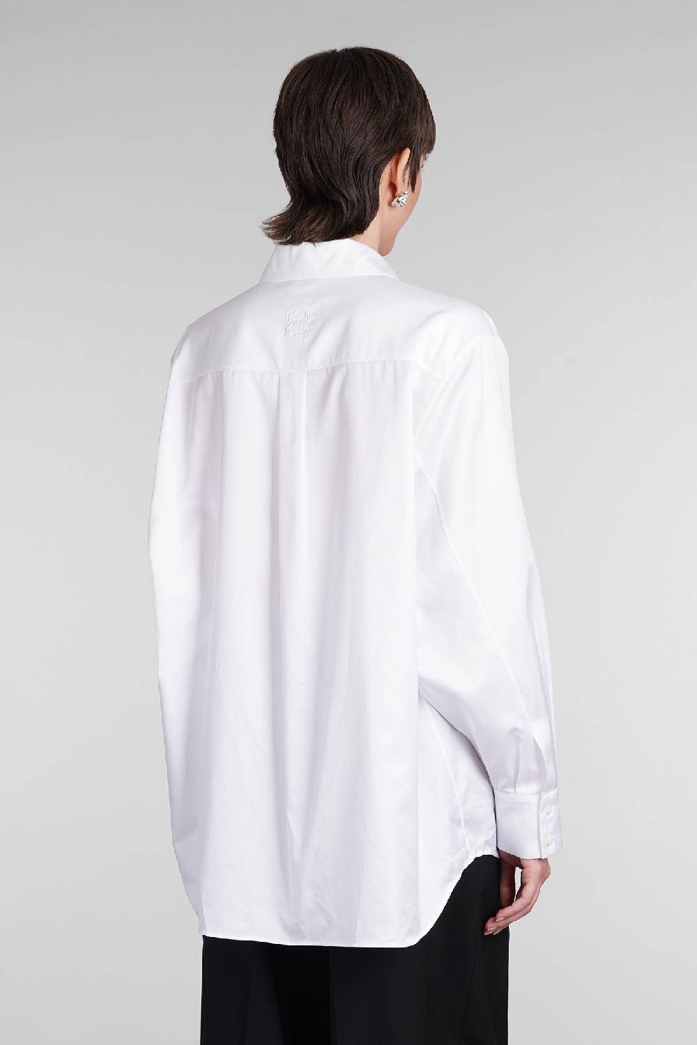 Deliberti Magda Butrym Camicia In Cotone Bianco Cod. 403011 - Deliberti The Luxury Shopping