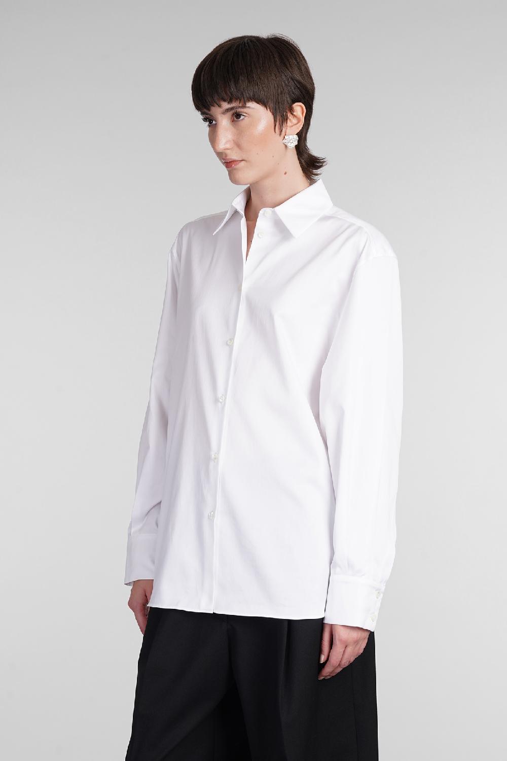 Deliberti Magda Butrym Camicia In Cotone Bianco Cod. 403011 - Deliberti The Luxury Shopping