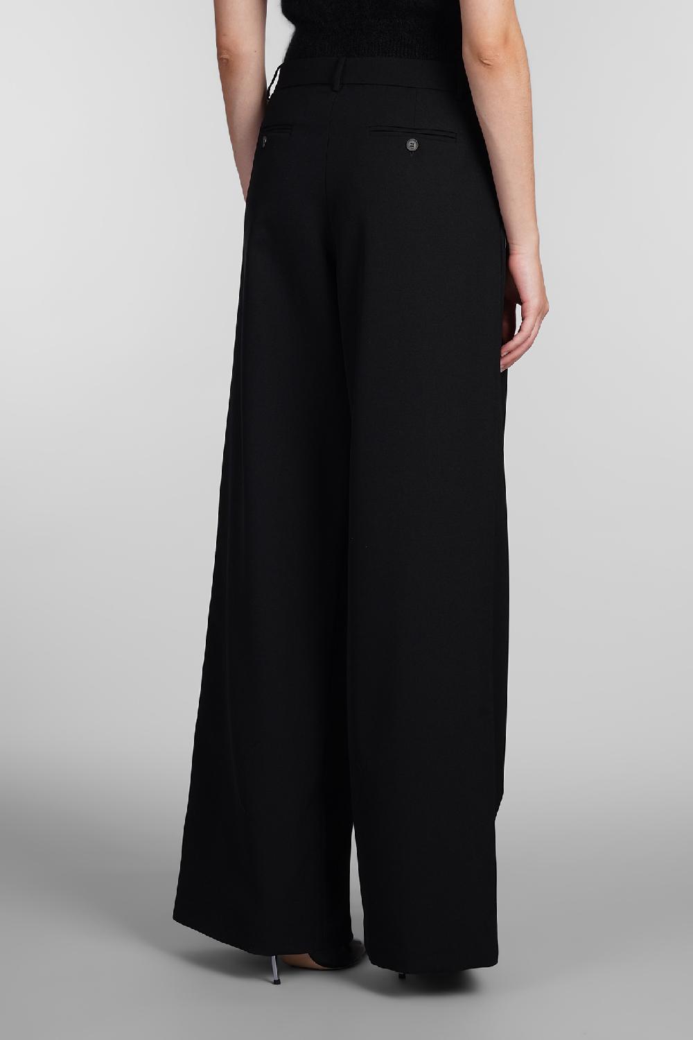 Deliberti Magda Butrym Pantalone In Lana Nera Cod. 408063 - Deliberti The Luxury Shopping