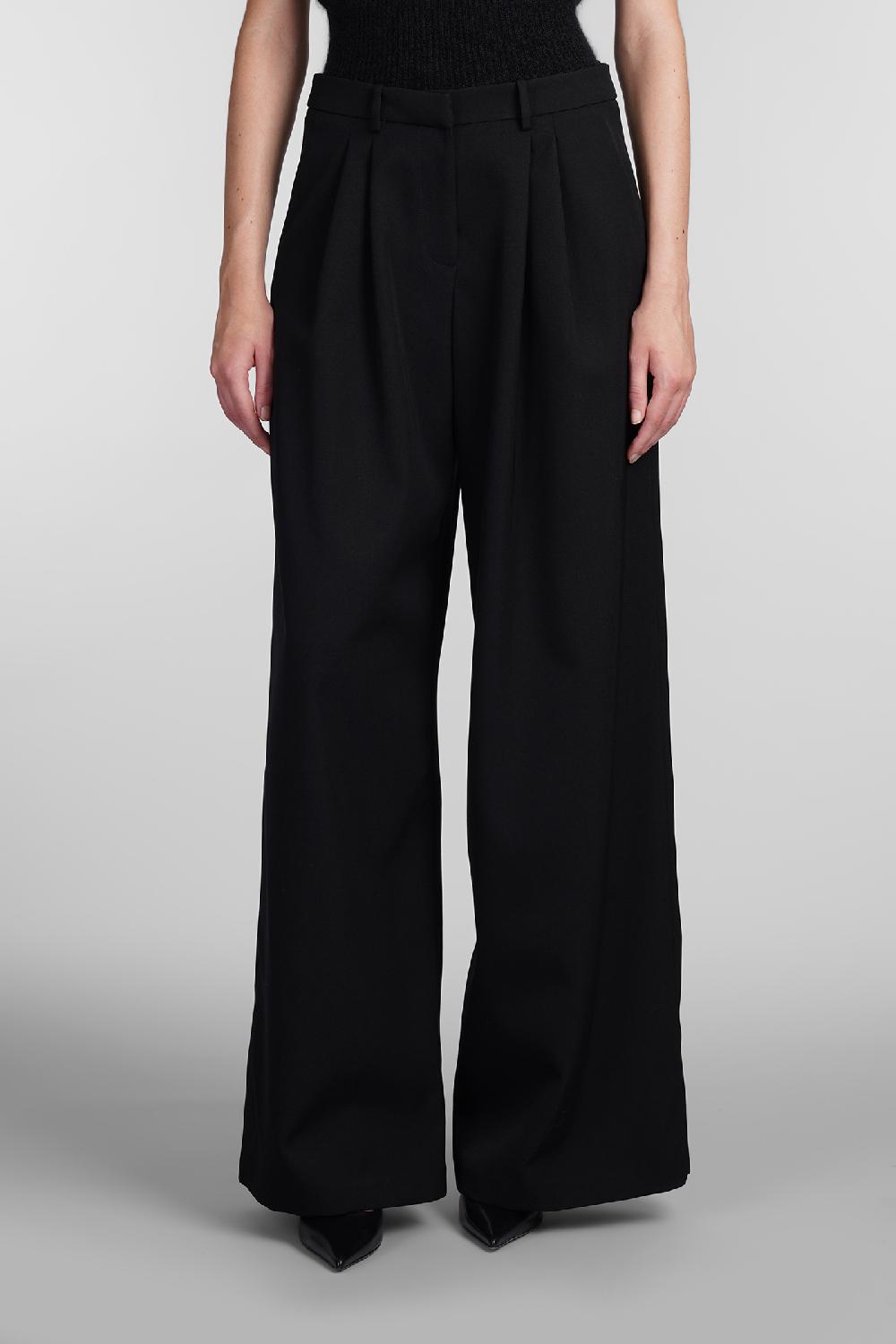 Deliberti Magda Butrym Pantalone in lana nera cod. 408063 - Deliberti The Luxury Shopping