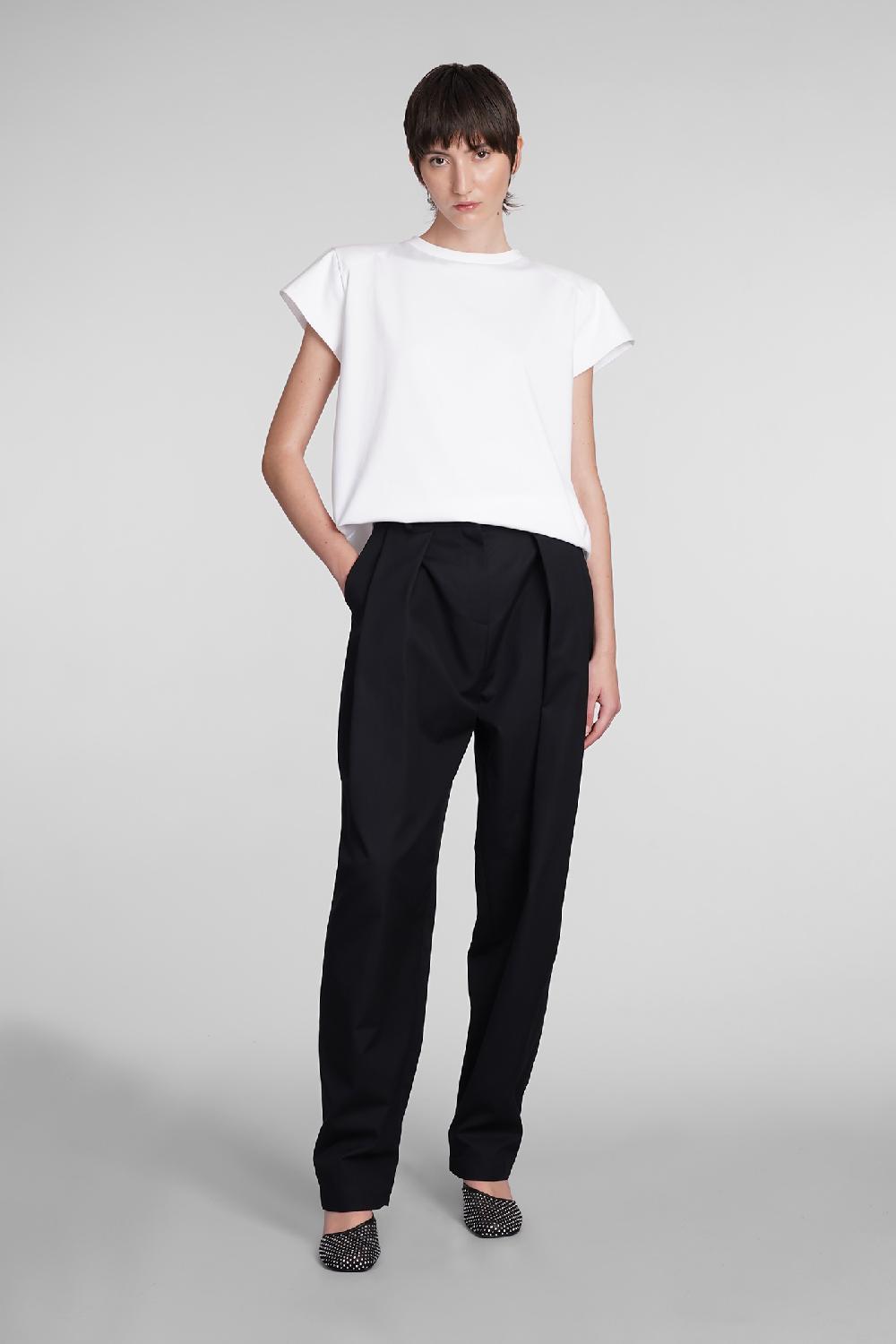 Deliberti Magda Butrym T-shirt In Cotone Bianco Cod. 384365 - Deliberti The Luxury Shopping