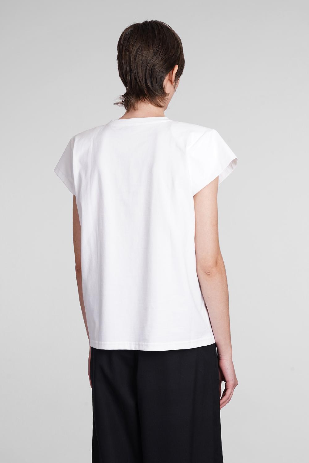 Deliberti Magda Butrym T-shirt In Cotone Bianco Cod. 384365 - Deliberti The Luxury Shopping