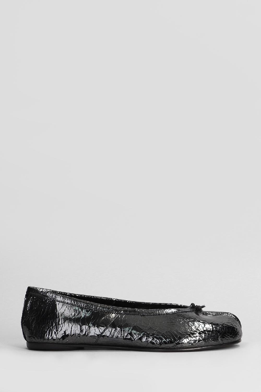 Deliberti Maison Margiela Ballerine tabi in pelle nera cod. 406300 - Deliberti The Luxury Shopping