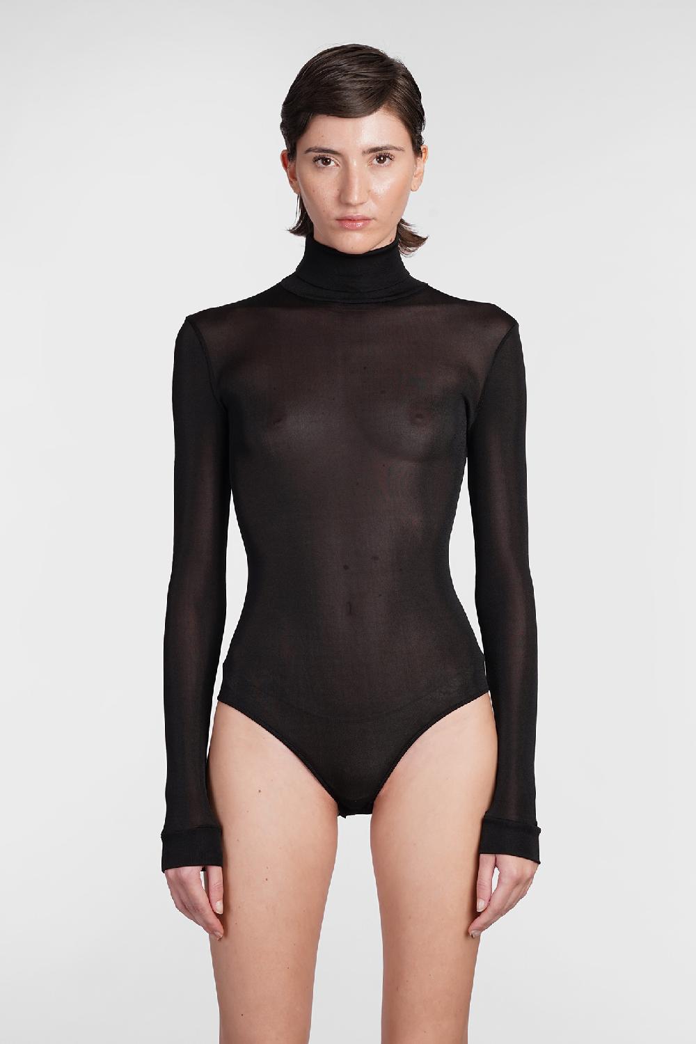 Deliberti Maison Margiela Body in viscosa nera cod. 406325 - Deliberti The Luxury Shopping