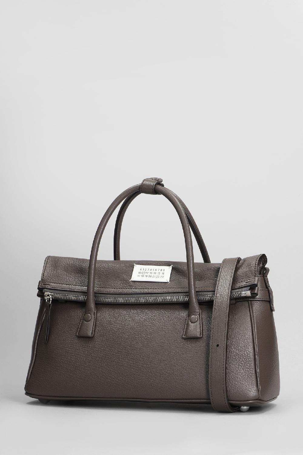 Deliberti Maison Margiela Borsa A Spalla 5ac In Pelle Grigia Cod. 406313 - Deliberti The Luxury Shopping