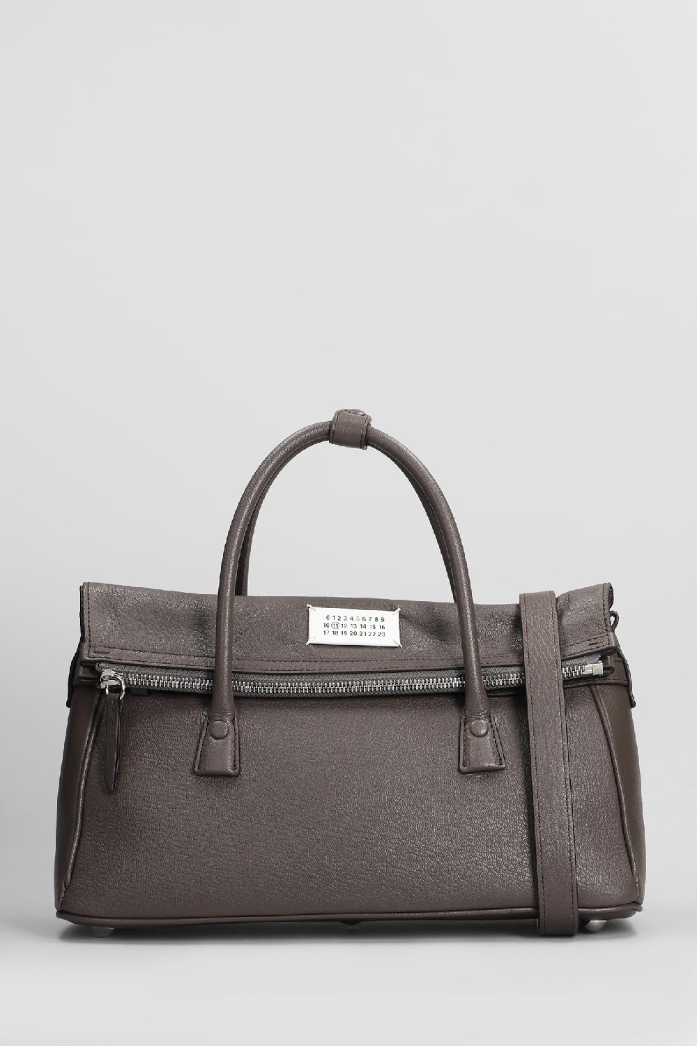 Deliberti Maison Margiela Borsa a spalla 5ac in pelle grigia cod. 406313 - Deliberti The Luxury Shopping
