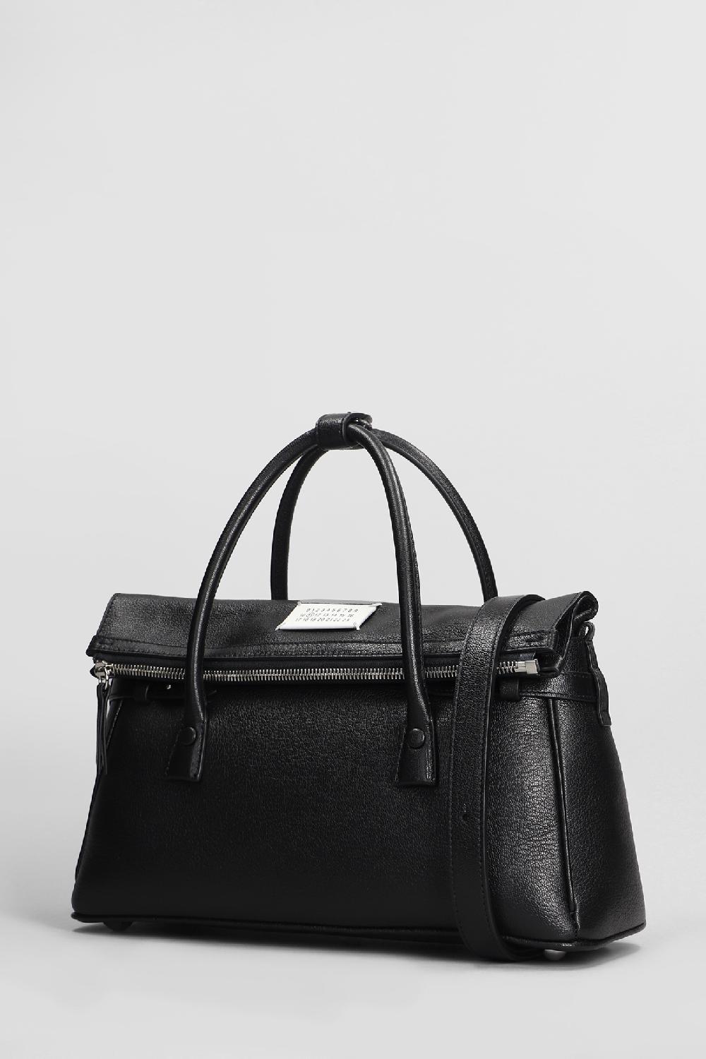Deliberti Maison Margiela Borsa A Spalla 5ac In Pelle Nera Cod. 406314 - Deliberti The Luxury Shopping
