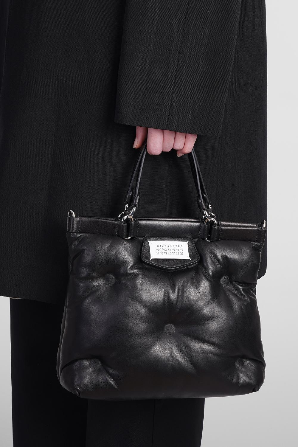 Deliberti Maison Margiela Borsa A Spalla Glam Slam In Pelle Nera Cod. 368094 - Deliberti The Luxury Shopping