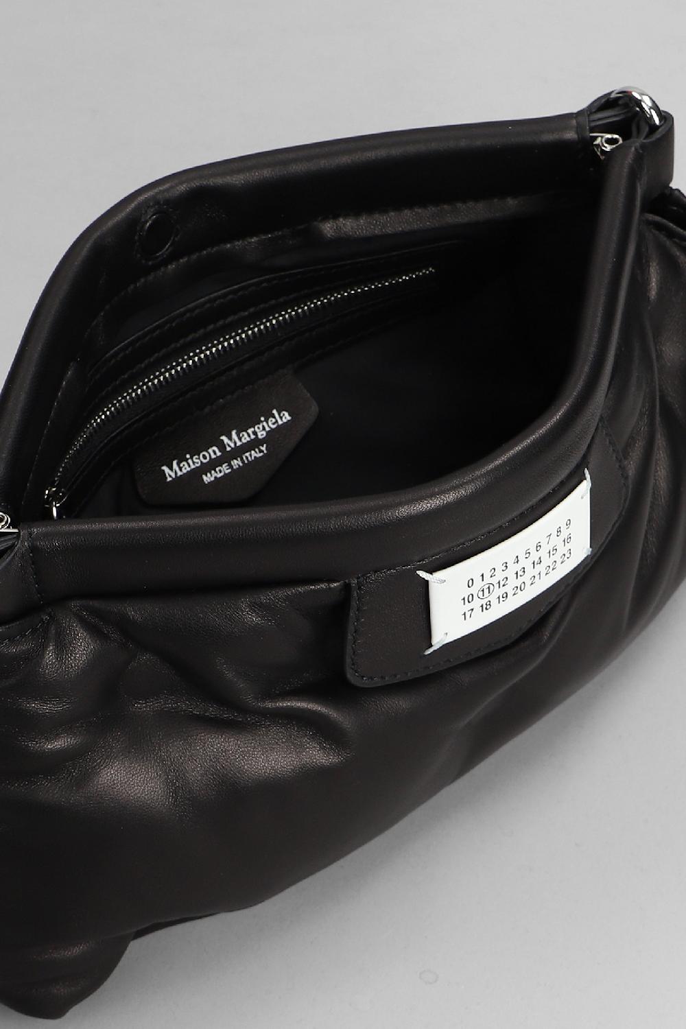 Deliberti Maison Margiela Borsa A Spalla Glam Slam In Pelle Nera Cod. 392935 - Deliberti The Luxury Shopping