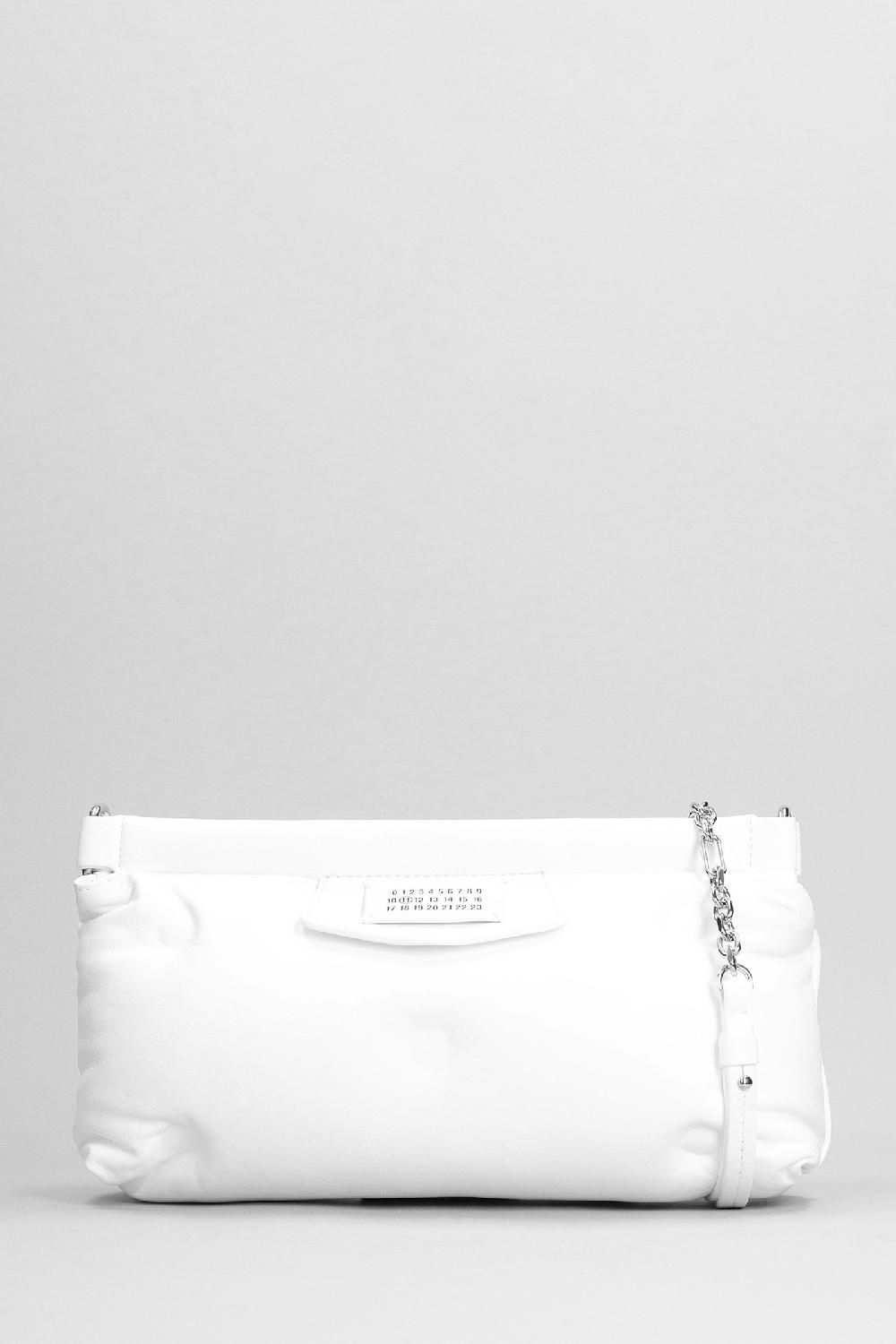 Deliberti Maison Margiela Borsa a spalla glam slam in pelle bianca cod. 382558 - Deliberti The Luxury Shopping